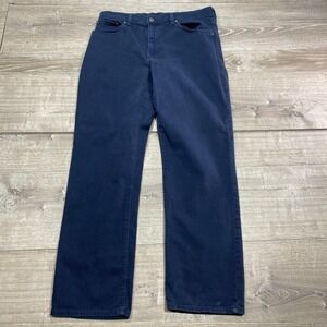 Mott & Bow Jeans Mens 32x30 Blue Straight Leg Stretch Denim 5 Pocket Casual